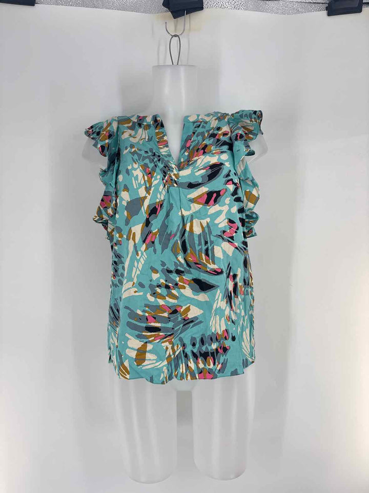 Size 4 TIBI Teal Shirt