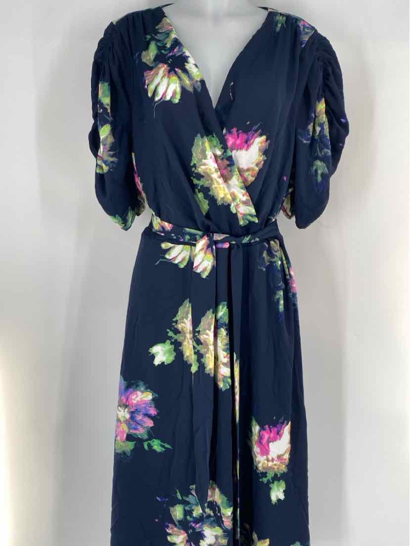 Size 16 DKNY Navy Print Dress