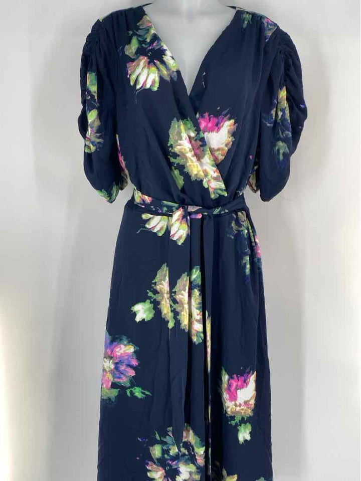 Size 16 DKNY Navy Print Dress