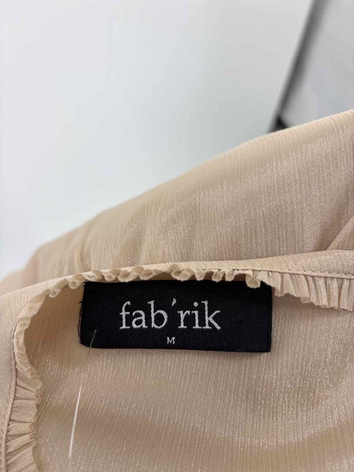 Size M FABRIK Gold Shirt