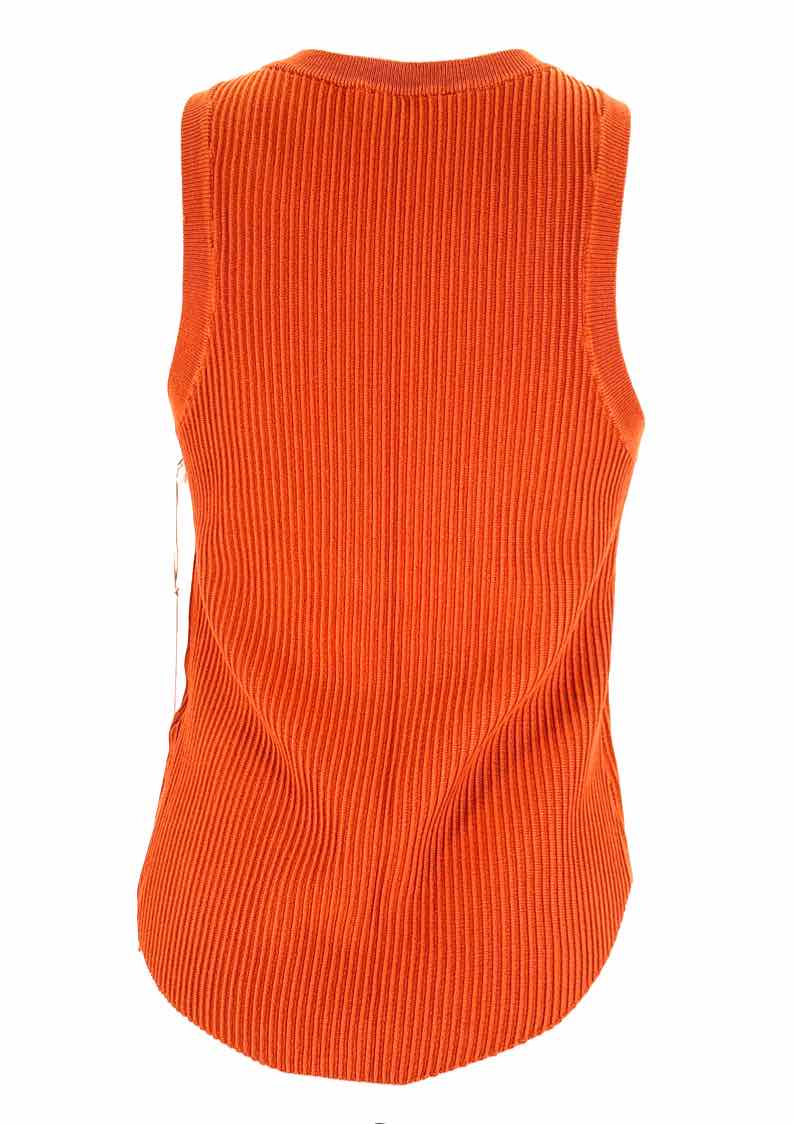 Size L Orange Knit Shirt