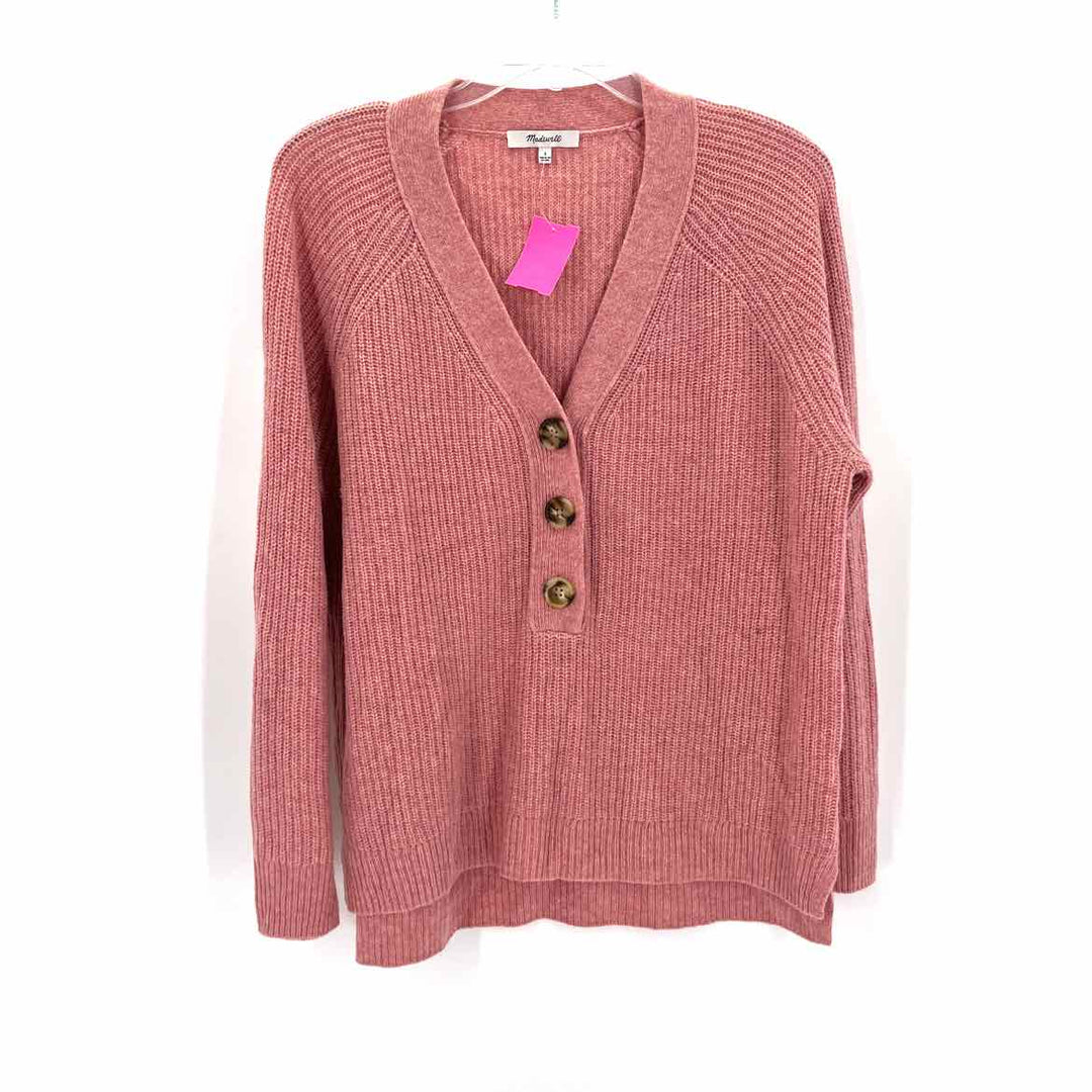 Size S MADEWELL Pink Knit Sweater