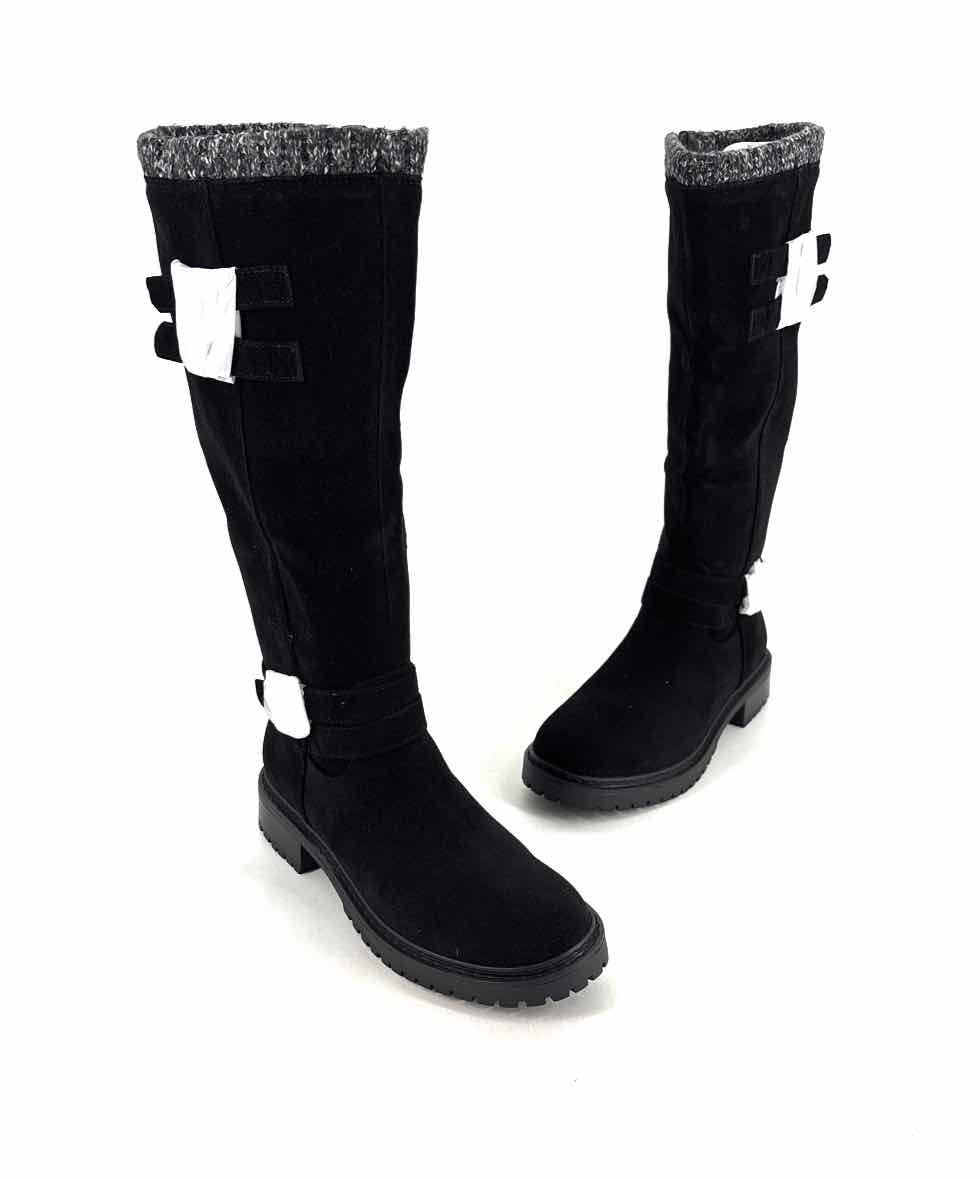 Shoe Size 9 JUST FAB Black Boots