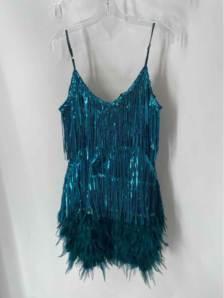 Size L Teal Dress