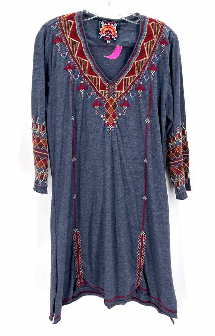 Size L Johnny Was Blue Shirt