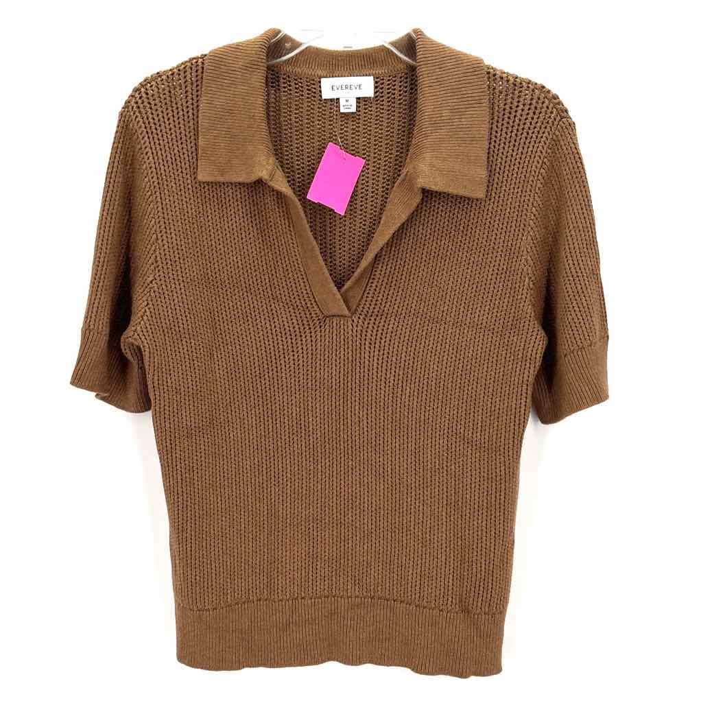 Size M EVEREVE Tan Knit Sweater