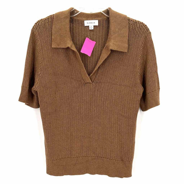 Size M EVEREVE Tan Knit Sweater