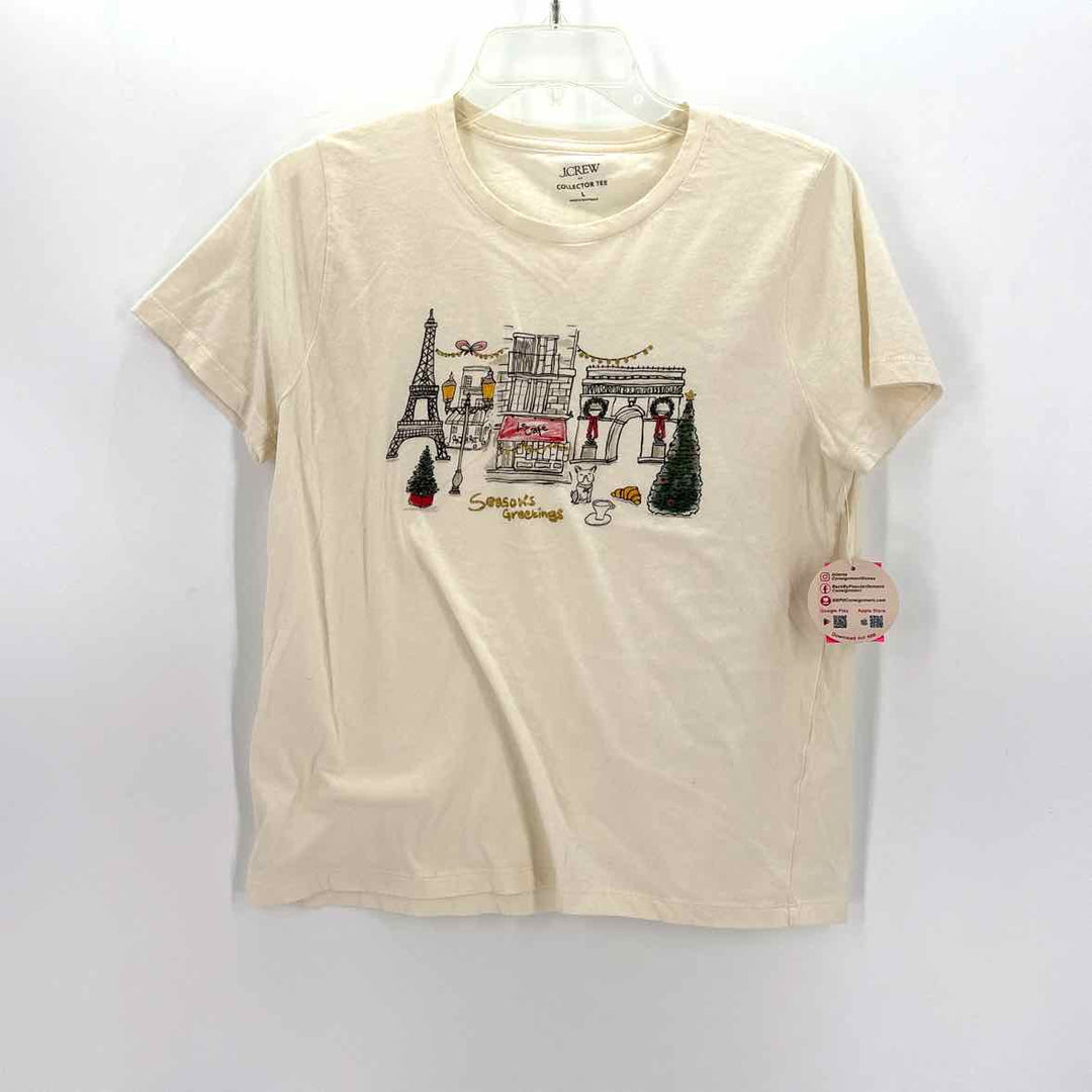 Size L J Crew Ivory Shirt