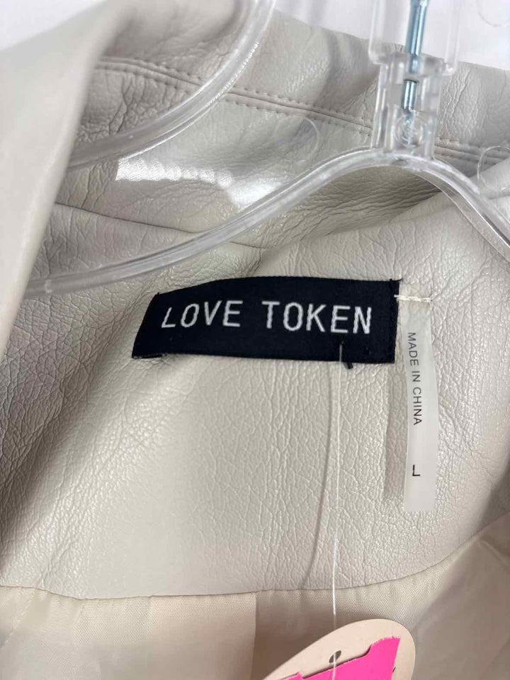 Size L LOVE TOKEN Tan Jacket