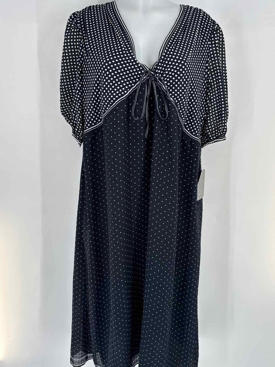 Size M MAX STUDIO Navy Print Dress