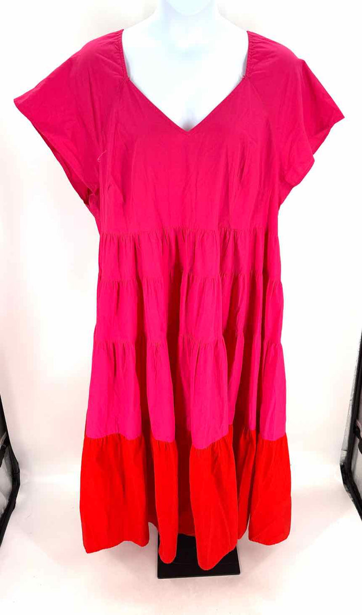Size 3X Multi-Color Cotton Dress