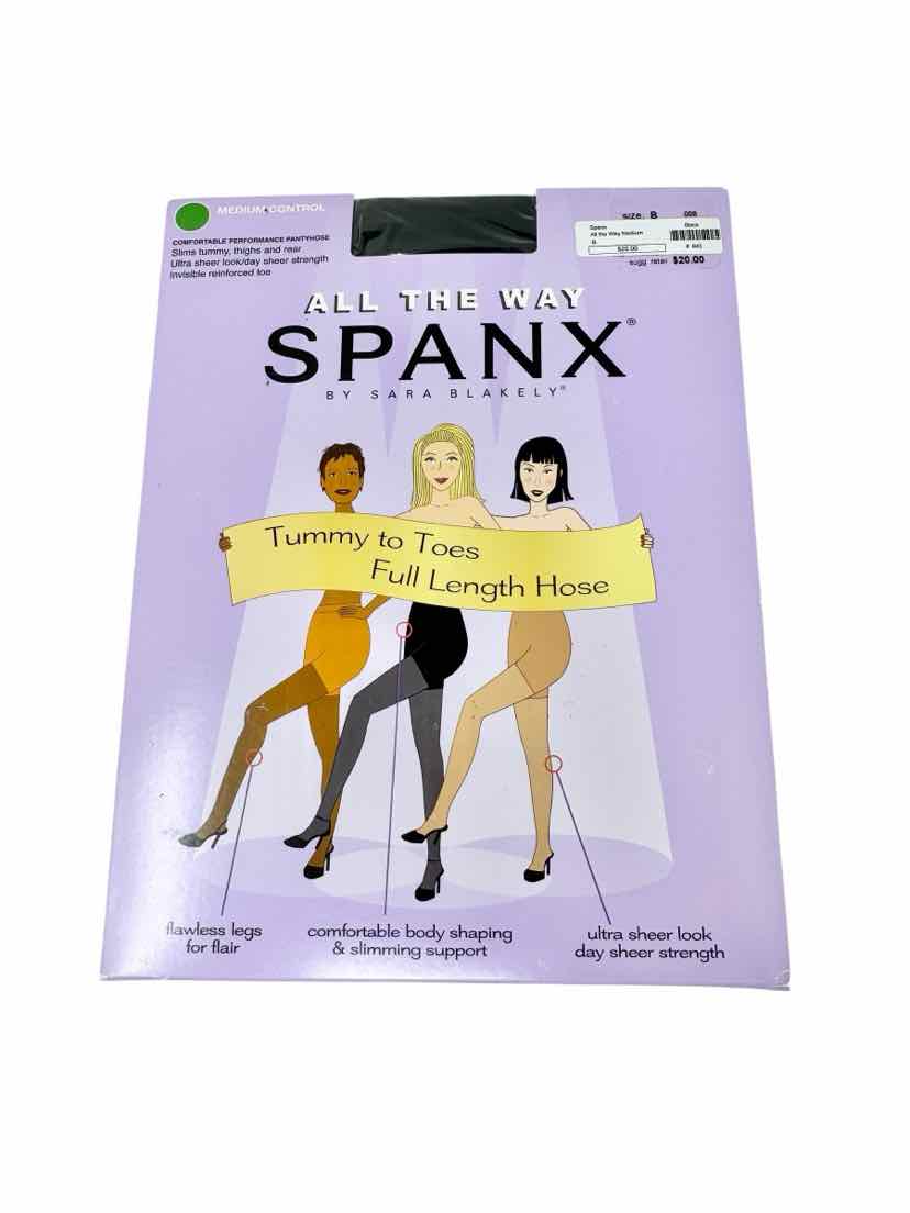Shoe Size M SPANX Black Hosiery