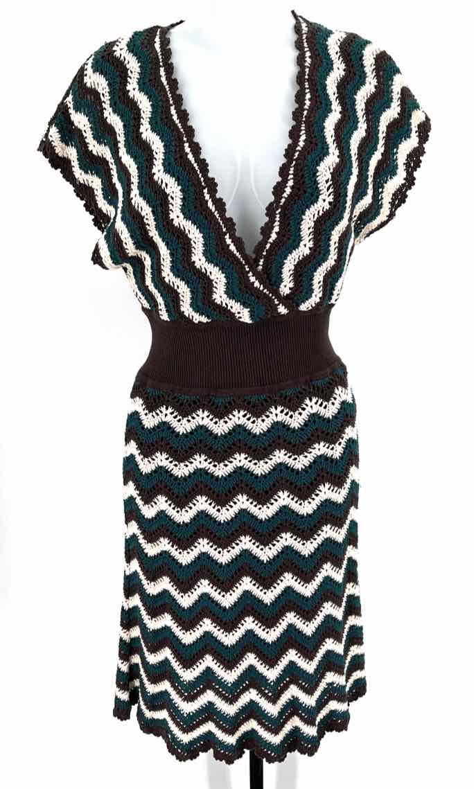 Size S BCBG Brown Knit Dress