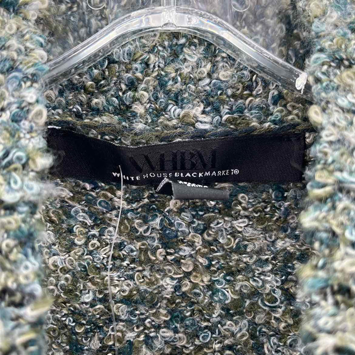 Size S White House Black Market Blue Print Sweater