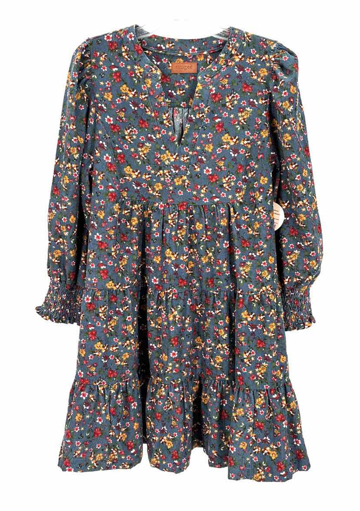 Size M Umgee Navy Corduroy Dress