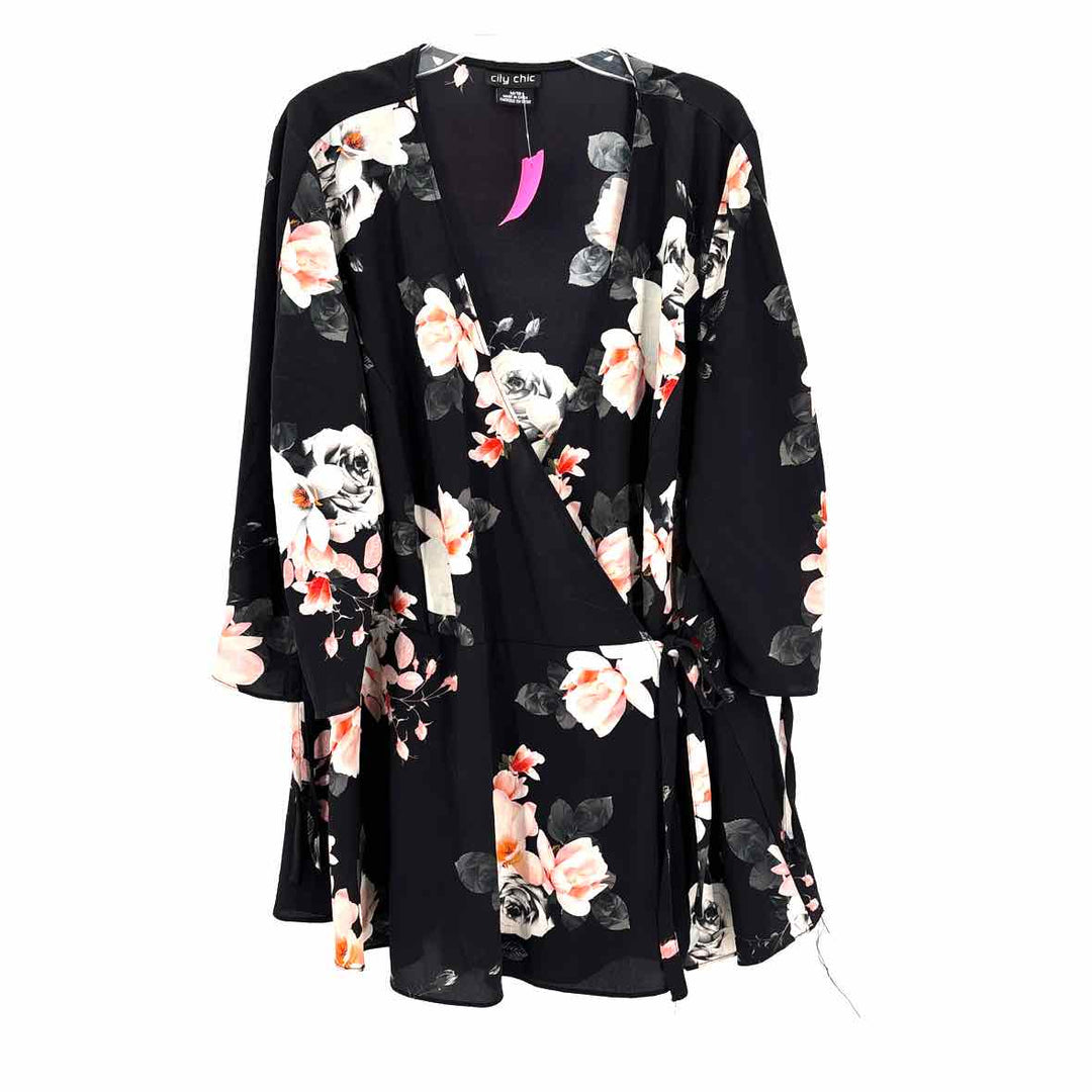 Size 18 CITY CHIC Black Shirt