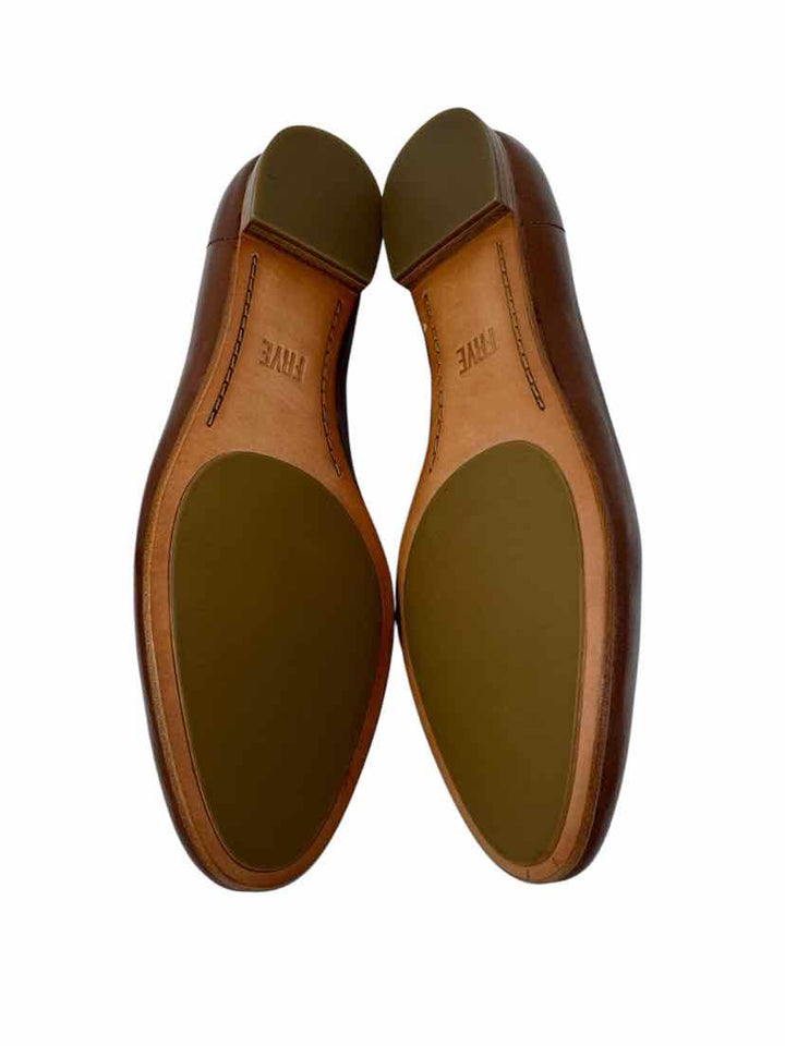 Shoe Size 8 Frye Tan Leather Flats