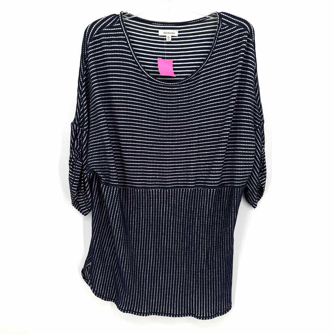 Size L MAX STUDIO Navy Shirt