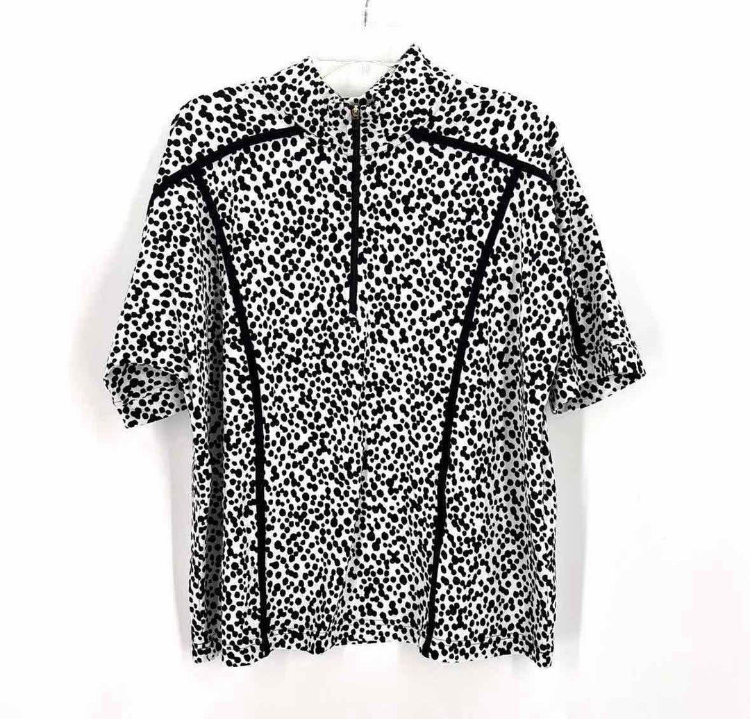 Size XL Chico's Black/White Shirt