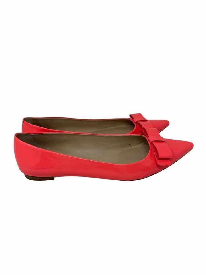 Shoe Size 9 Kate Spade Orange PATENT Flats