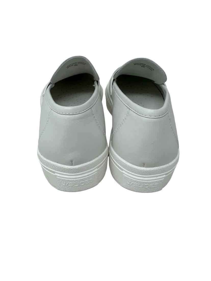 Shoe Size 8 j slides White Loafers