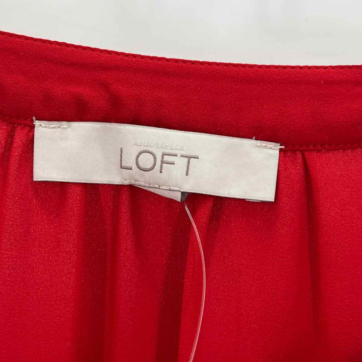 Size L LOFT Red Shirt