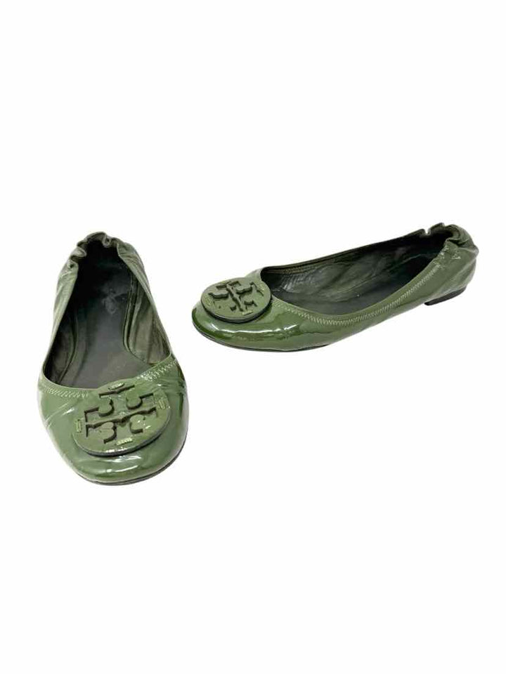 Shoe Size 9 Tory Burch Green Flats