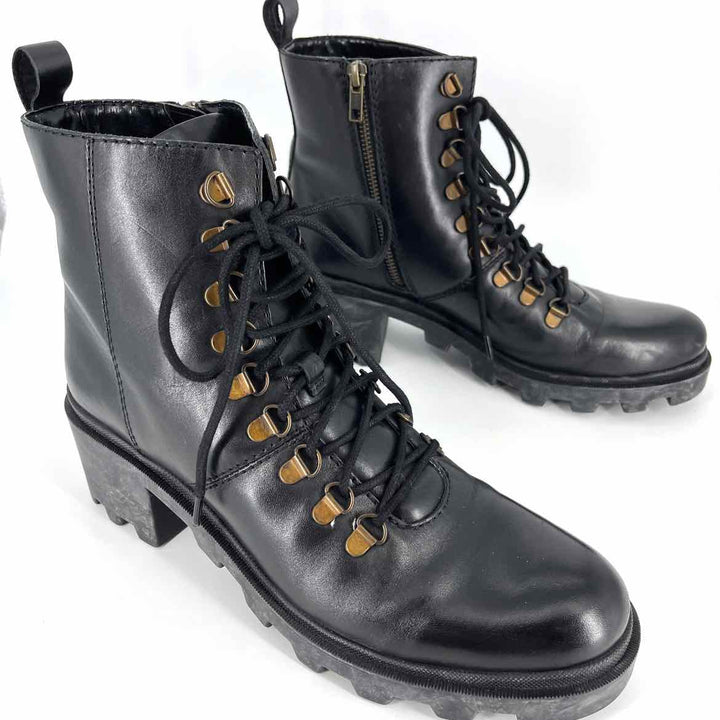 Shoe Size 10 Steve Madden Black Leather Boots