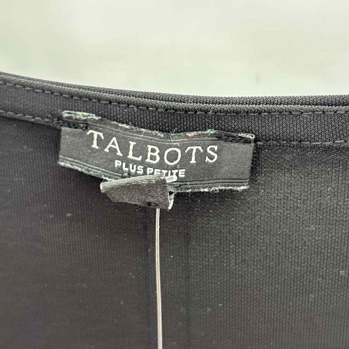 Size 2X Talbots Black Shirt