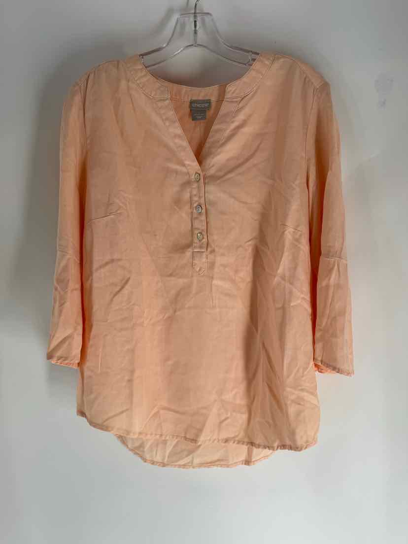 Size M Chico's Peach Shirt