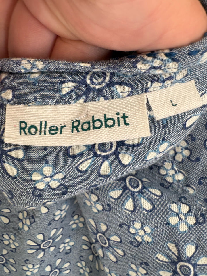 Size L Roller Rabbit Blue Dress