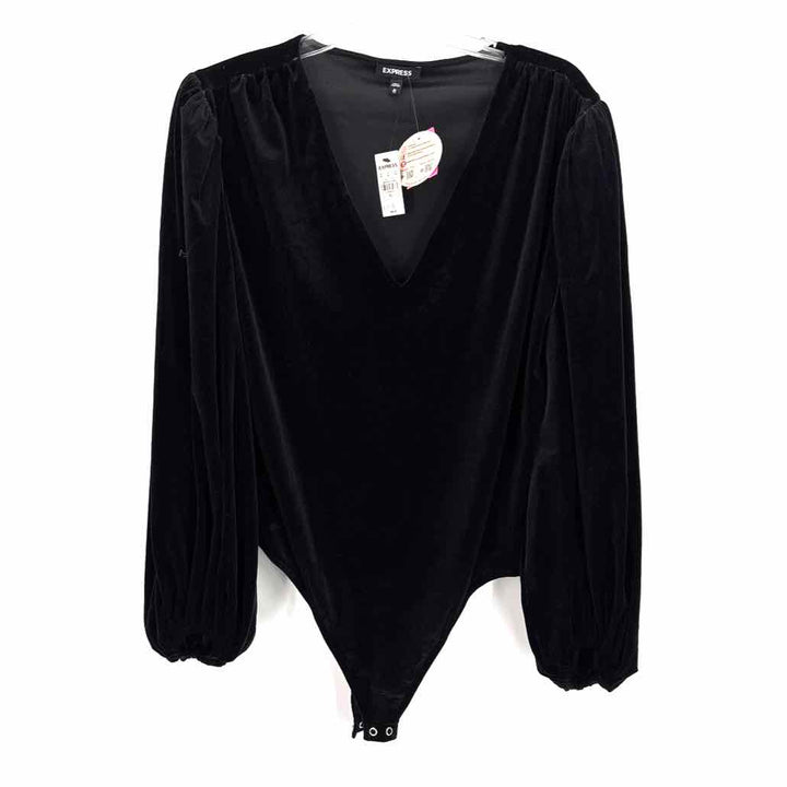 Size XL EXPRESS Black Velvet Shirt