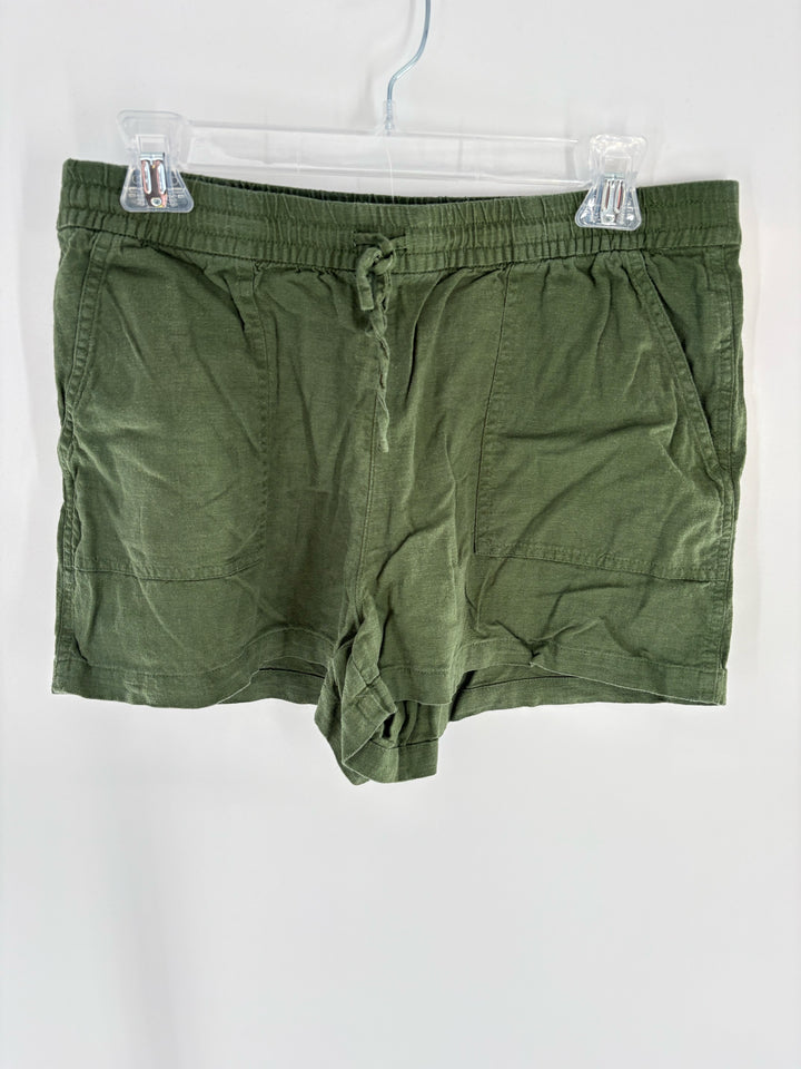Size M J Crew Green Shorts