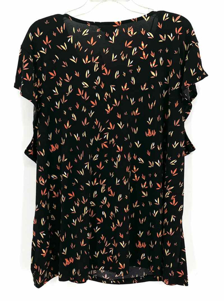 Size 3X LIZ CLAIBORNE Black Shirt