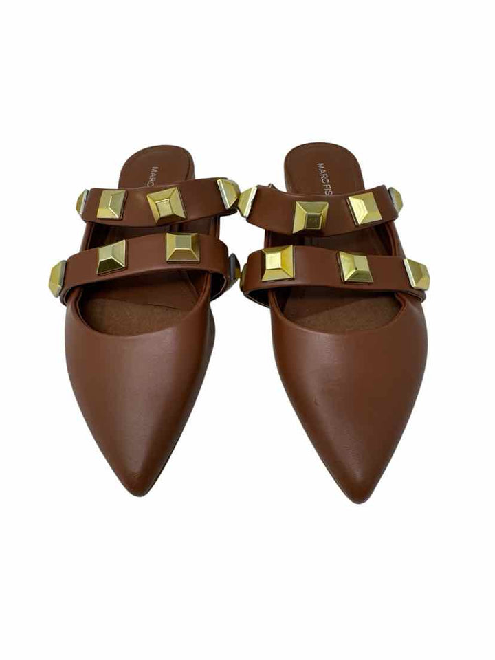 Shoe Size 7 MARC FISHER Tan Flats
