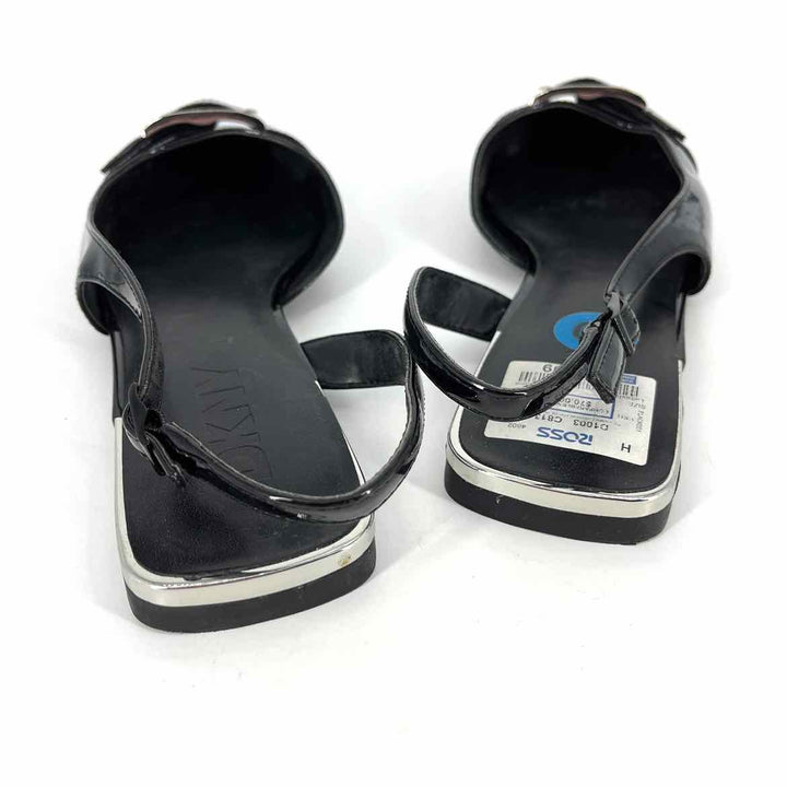 Shoe Size 10 DKNY Black PATENT Flats