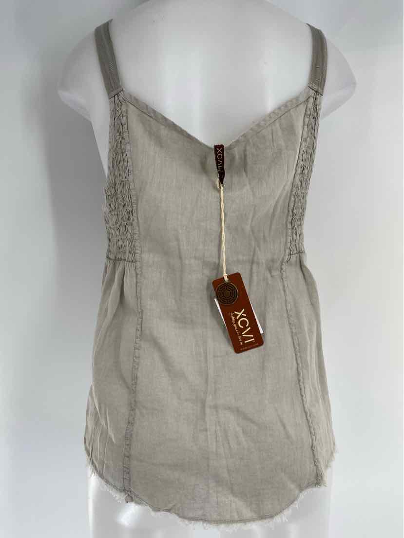 Size L XCVI Gray Shirt