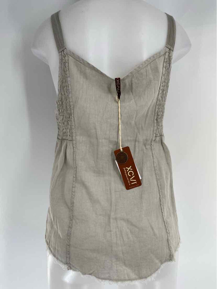 Size L XCVI Gray Shirt