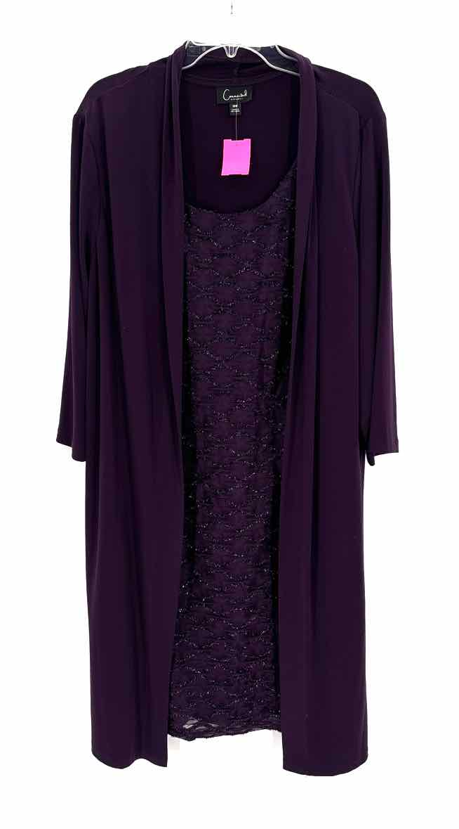 Size 18W CONNECTED APPAREL Plum Dress