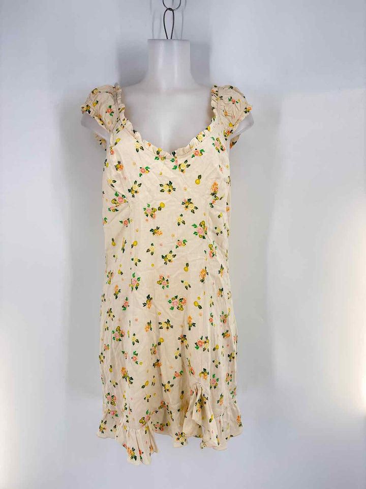 Size M FREE PEOPLE Cream Dress