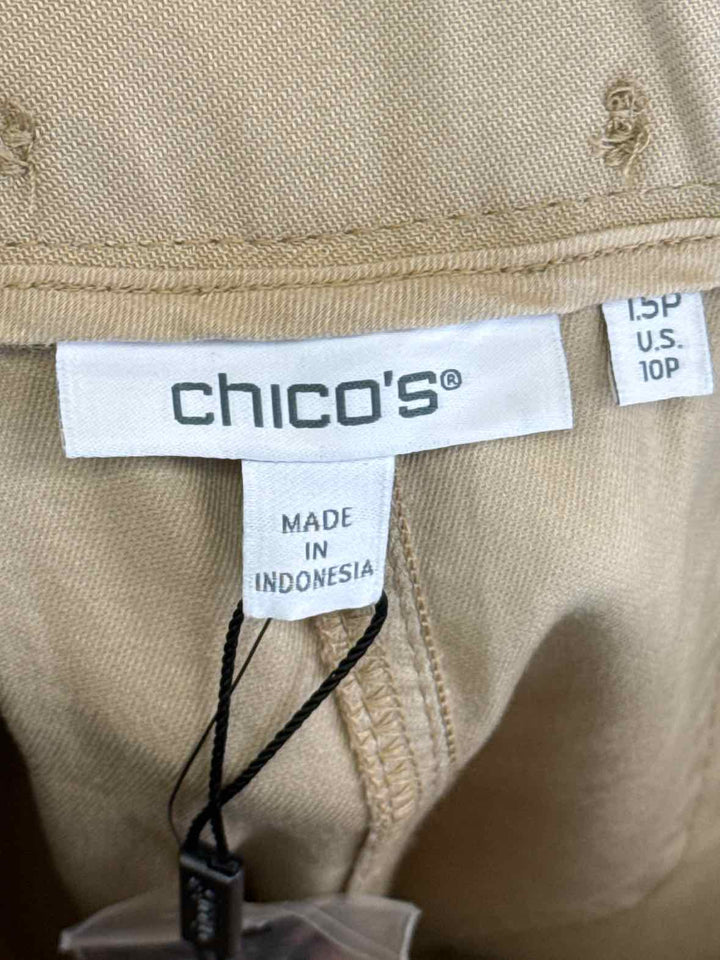 Size 10 Chico's Tan Pants