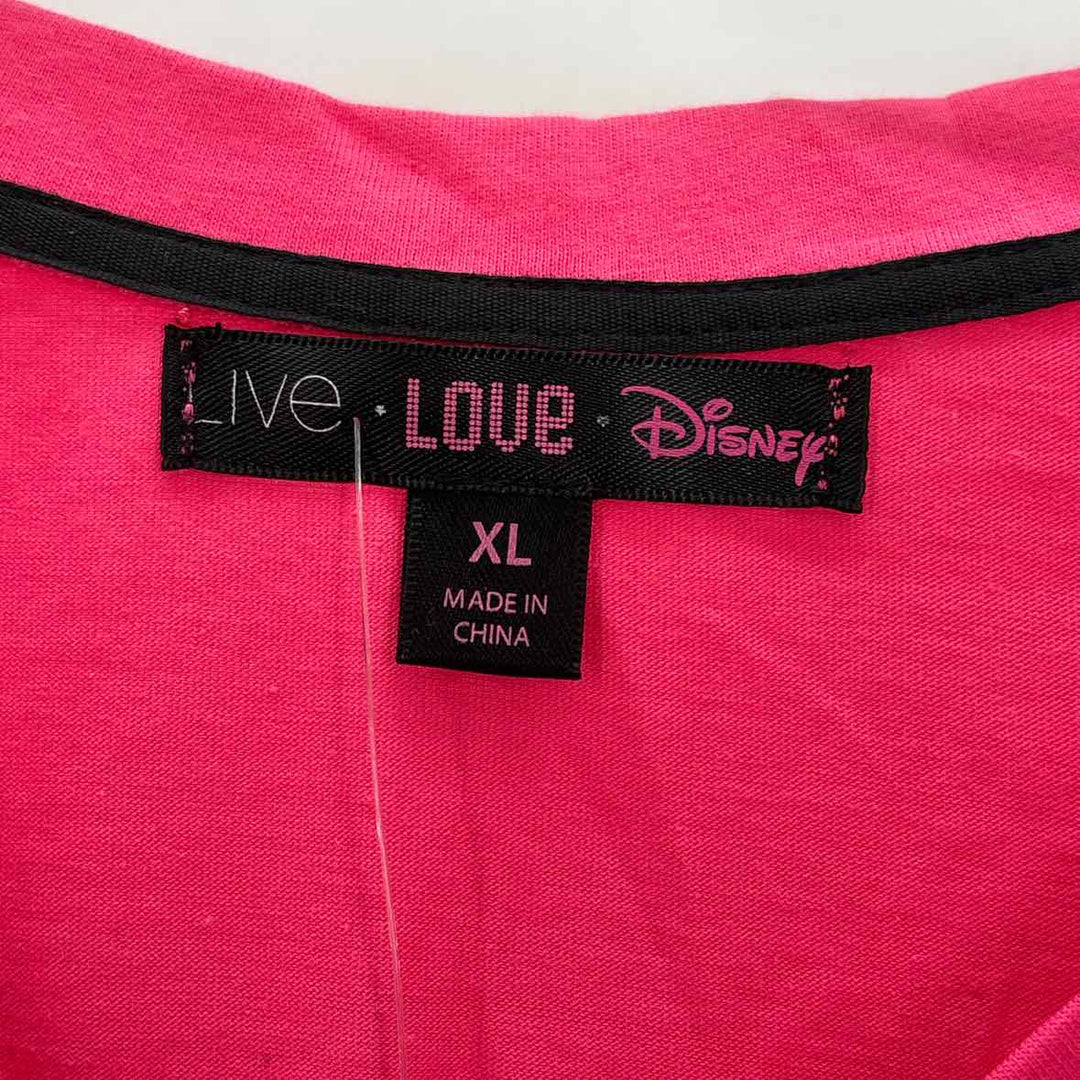 Size XL DISNEY Hot Pink Shirt