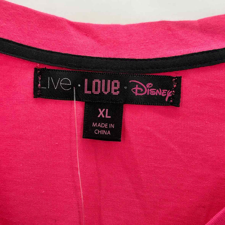 Size XL DISNEY Hot Pink Shirt