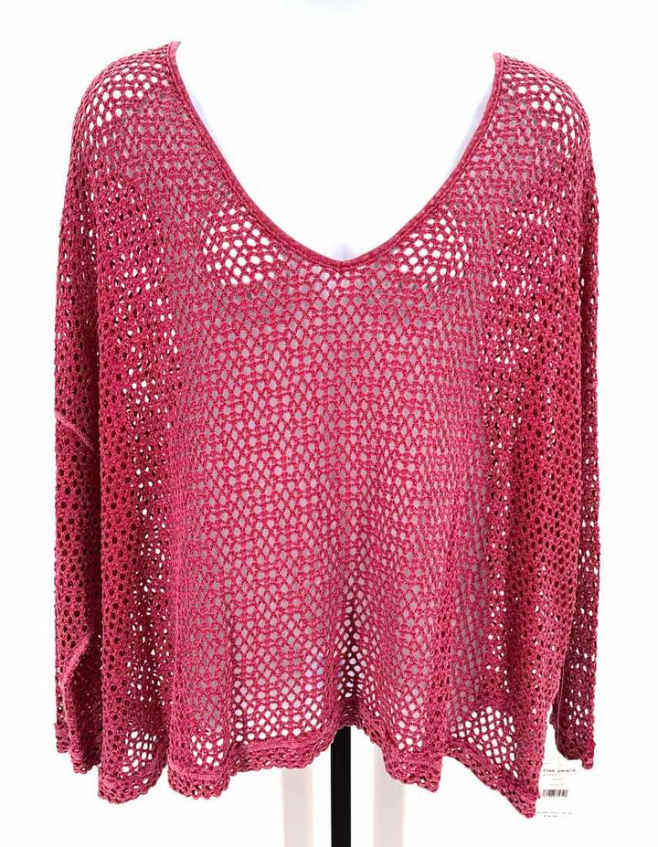 Size M WE THE FREE Pink Sweater