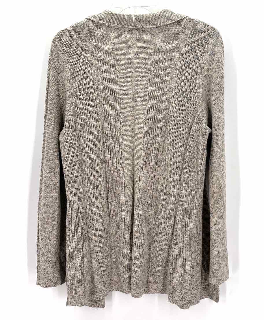 Size M NIC + ZOE Tan Knit Cardigan