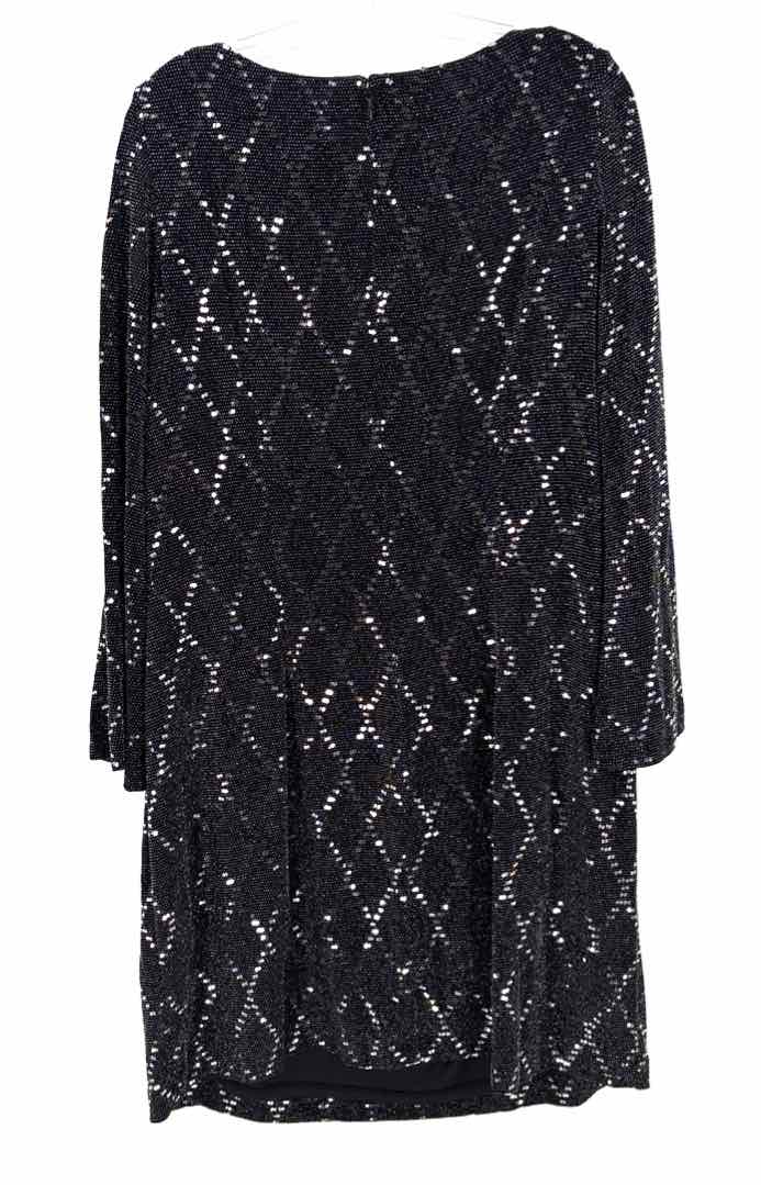 Size 20W J HOWARD Black Dress