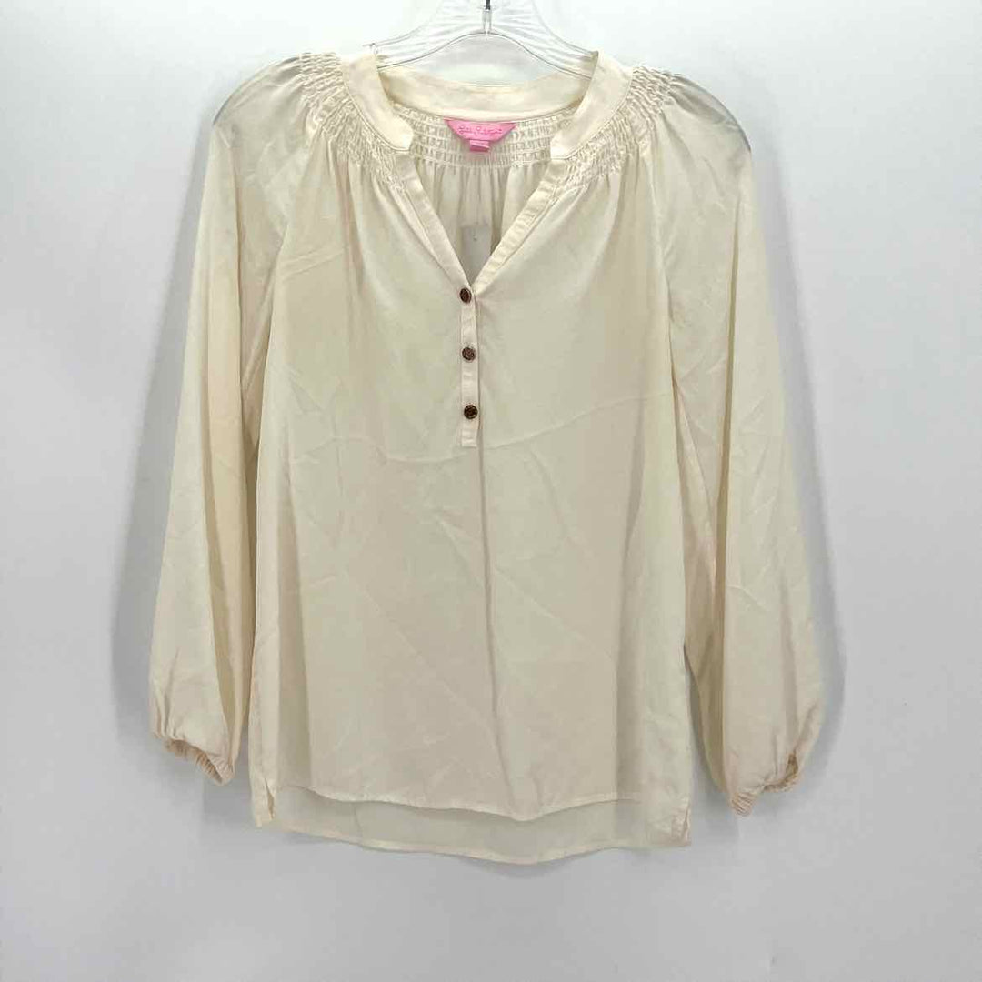 Size XXS Lilly Pulitzer Cream Shirt