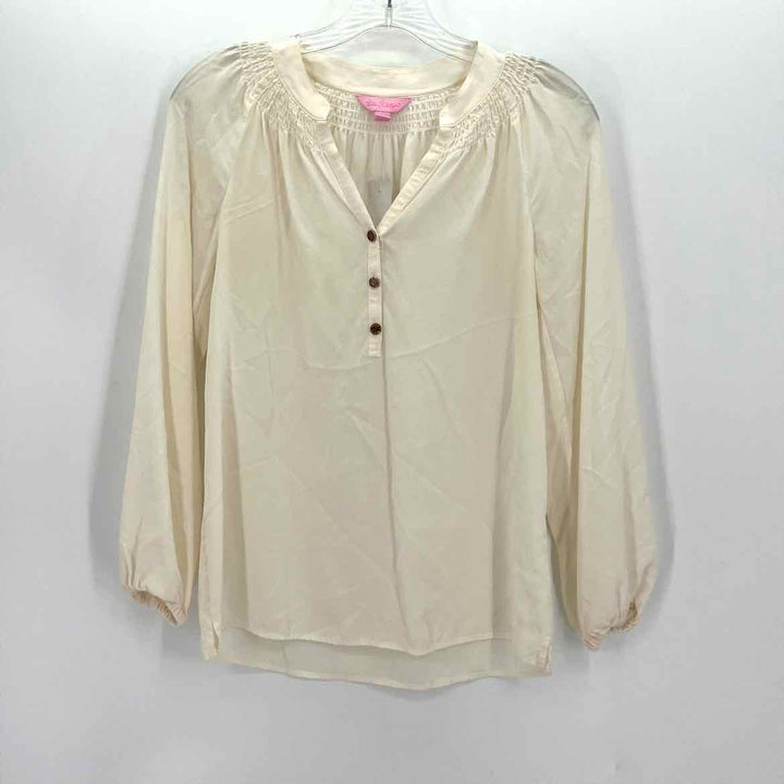 Size XXS Lilly Pulitzer Cream Shirt