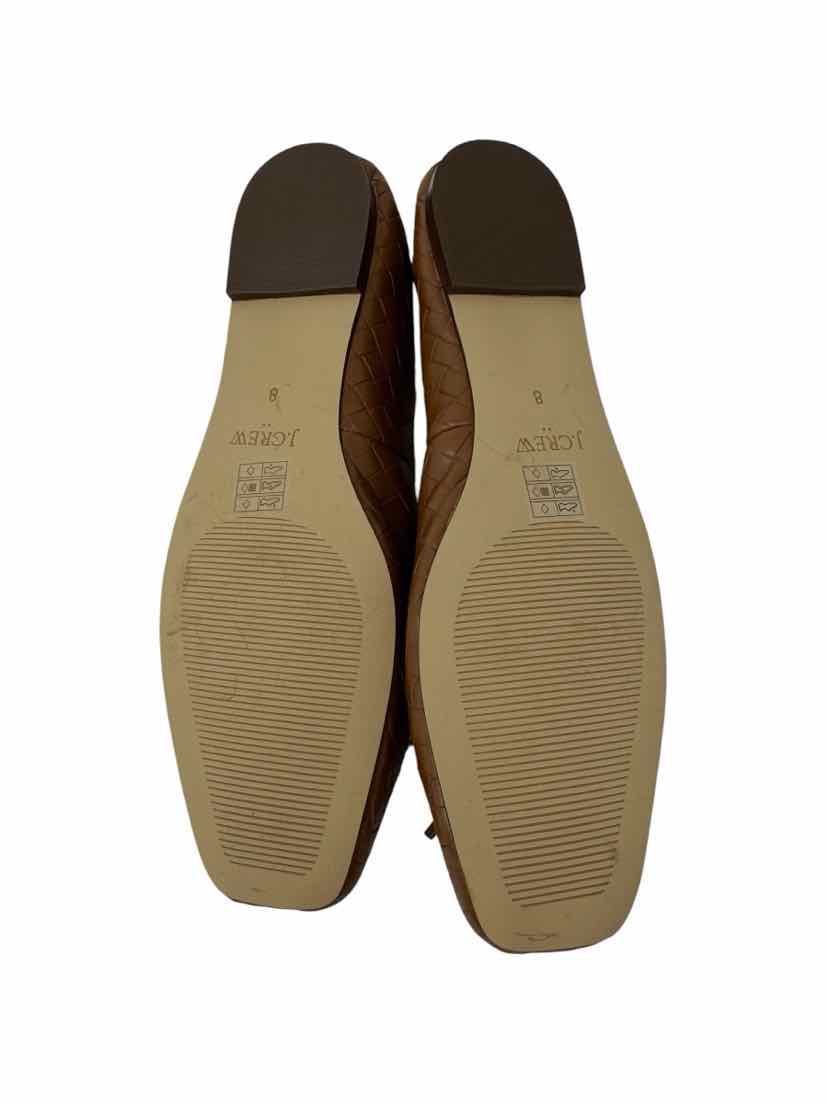 Shoe Size 8 J Crew Tan Leather Flats