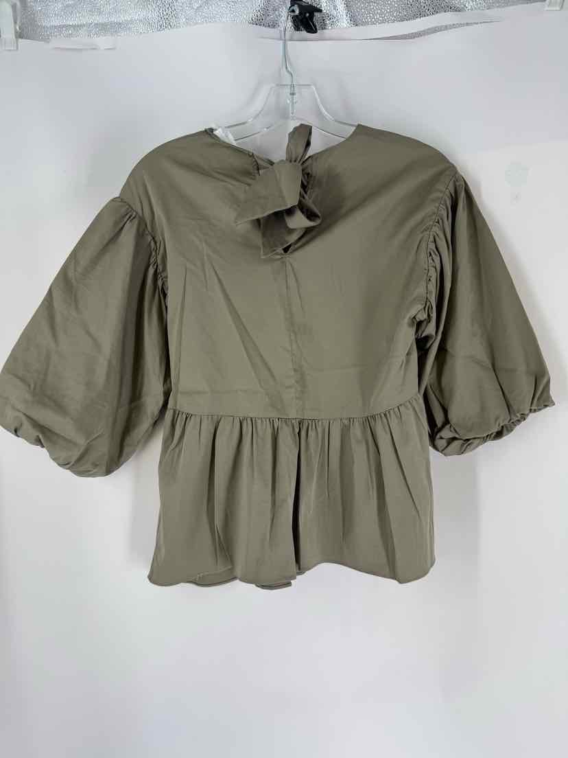 Size XXS MELISSA NEPTON Olive Shirt